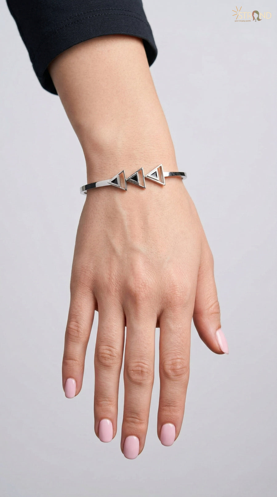 Modern Geometric Cuff Bracelet