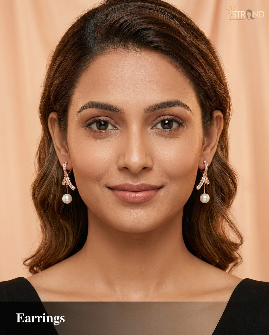 Elegant Pearl Drop Earrings
