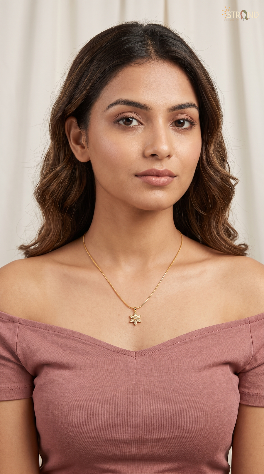 Star Pendant Gold Chain Necklace