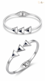 Modern Geometric Cuff Bracelet