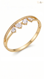 Gold-Toned Double Cuff Bracelet