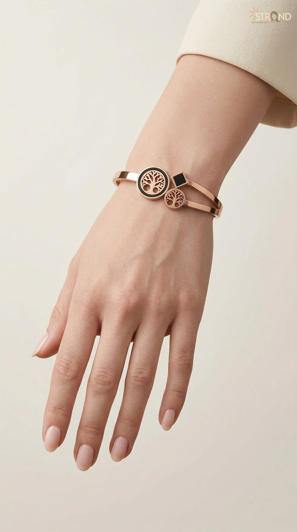 Rose Gold Tree of Life Bracelet