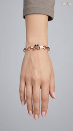 Elegant Butterfly Rose Gold Bracelet