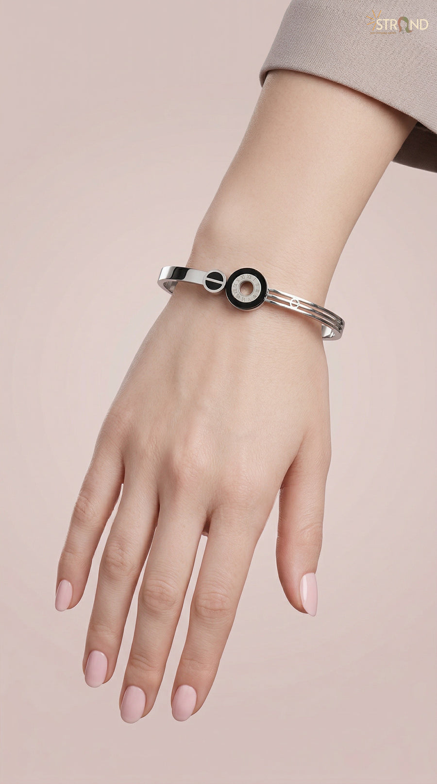 Elegant Silver-Tone Minimal Bracelet