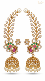 Elegant Gold Jhumka Earrings
