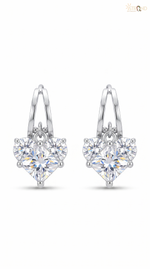Radiant Silver-Tone Statement Earrings