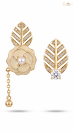 Elegant Gold-Toned Drop Earrings