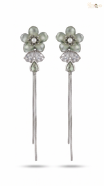 Elegant Floral Statement Earrings