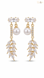 Elegant Leaf Drop Earrings