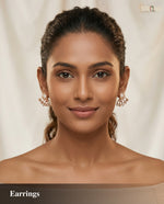 Elegant Crystal Pearl Drop Earrings