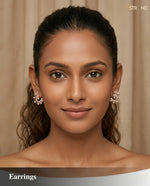 Elegant Starburst Crystal Earrings