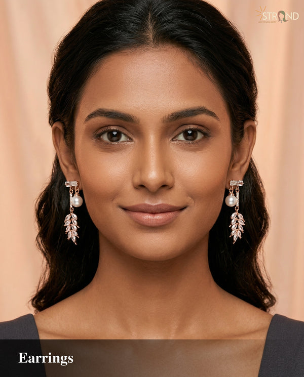 Elegant Crystal Drop Earrings