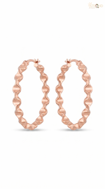 Elegant Twisted Hoop Earrings