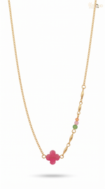 Elegant Gold-Toned Bead Necklace