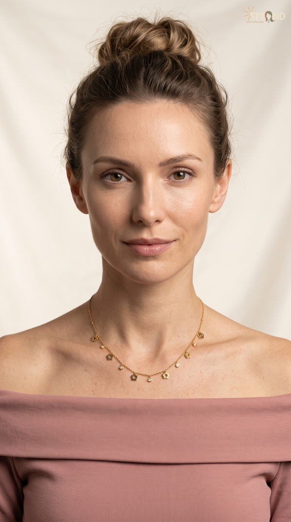 Delicate Gold Charm Necklace