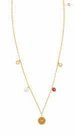 Charming Gold Charm Necklace