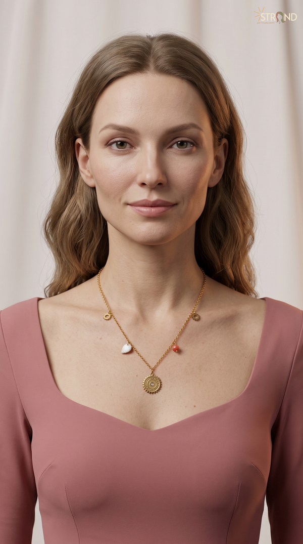 Charming Gold Charm Necklace