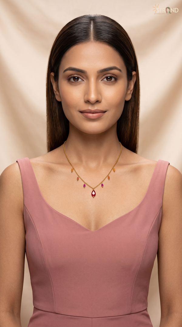 Elegant Teardrop Pendant Necklace