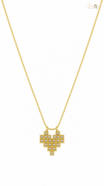 Elegant Gold-Toned Pendant Necklace