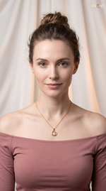 Elegant Crescent Moon Pendant Necklace