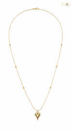 Elegant Heart Pendant Necklace