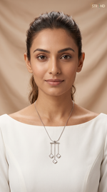 Elegant Silver Pendant Necklace