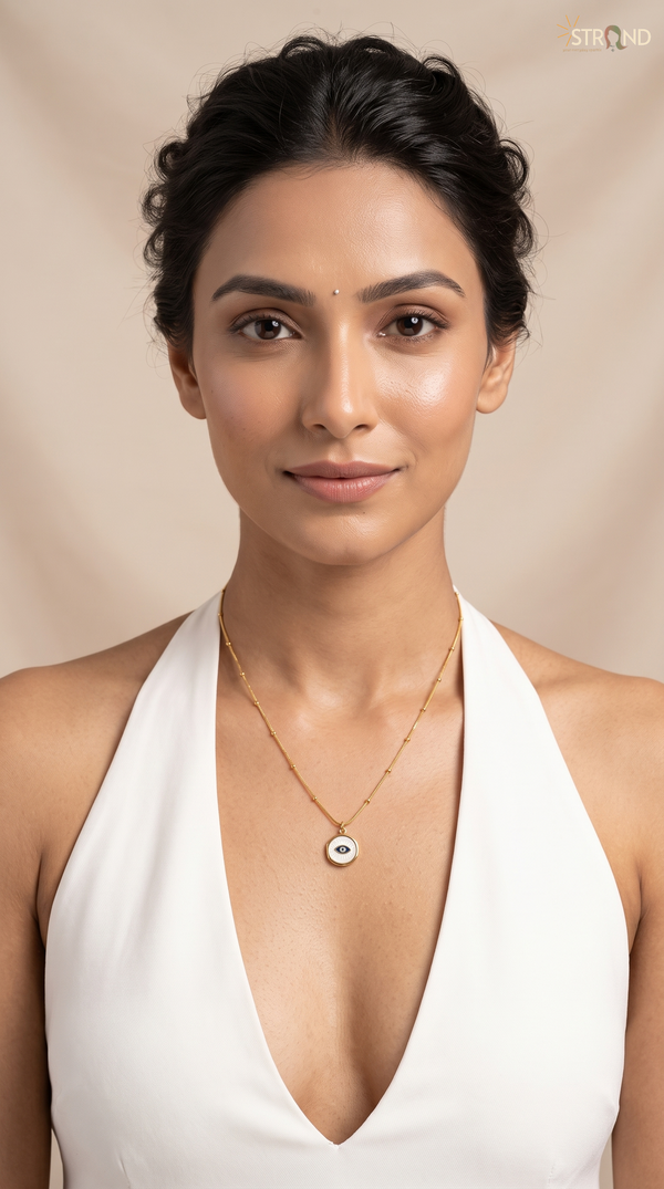 Elegant Evil Eye Pendant Necklace