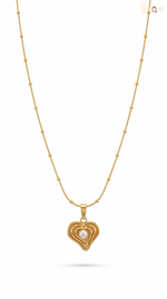 Elegant Heart Pendant Necklace