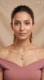 Elegant Heart Pendant Necklace