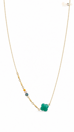 Elegant Gold-Toned Charm Necklace