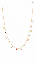 Dainty Gold Multi-charm Necklace