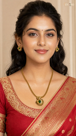 Gold-Toned Peacock Necklace Set
